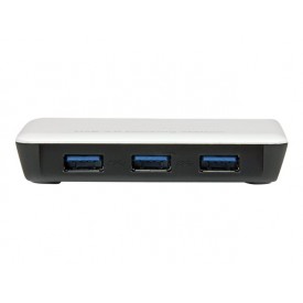 StarTech USB 3.0 to Gigabit Ethernet NIC Network Adapter with 3 Port Hub White - USB 3 Ethernet