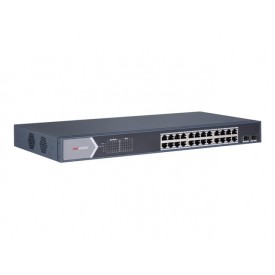 Switch Hikvision 24 Puertos POE+ No amd.10/100/1000Mbps 2SFP 225W