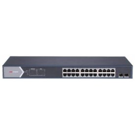 Switch Hikvision Poe+ 24ch 2 SFP Adminitrable 370W L2