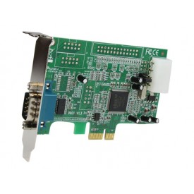 Tarjeta Adaptadora StarTech PCI Express Perfil Bajo de un Puerto Serial RS232 DB9 UART 16550
