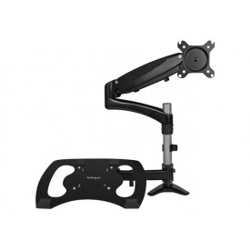 StarTech Brazo para un Monitor - Base para Notebook con Ajuste de Altura de un Toque