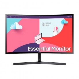 Monitor Samsung 24inch, FHD, 75HZ, curvo VA, HDMI, VGA, 4ms