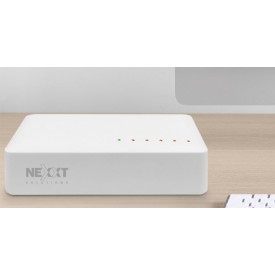 Switch Nexxt Essent Naxos501-G Desktop 5-Port 1Gbps 110/220V