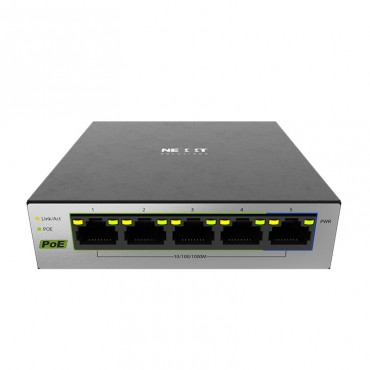 Switch Nexxt Vertex501P 5 Port PoE+ Giga 60W Max NSW-V501P