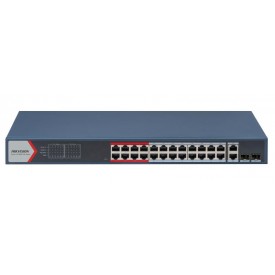 Switch Hilvision Smart 24xPOE+ 100mbps 2x1000mbps 2xSFP 250mt. 370W