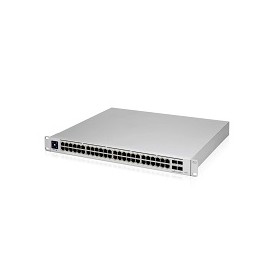 Switch Ubiquiti 48p con 32xGE PoE+ (195W) y 16xGE no PoE, 4xSFP