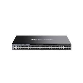 Switch TP-LINK Omada 48-Puertos Gigabit Stackable L3 admin, 6 slots 10G