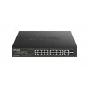 Switch D-Link 16 x 10/100 Mbps PoE + 2 X 10/100/100
