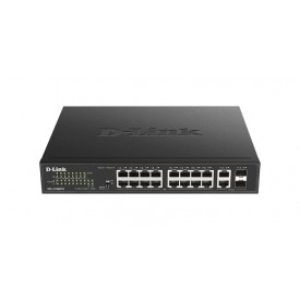 Switch D-Link 16 x 10/100 Mbps PoE + 2 X 10/100/100