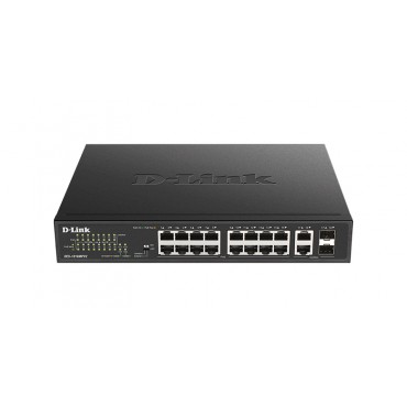 Switch D-Link 16 x 10/100 Mbps PoE + 2 X 10/100/100