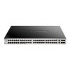Switch D-Link 48 10/100/1000Base-T PoE Ports + 2 DGS-3130-54PS