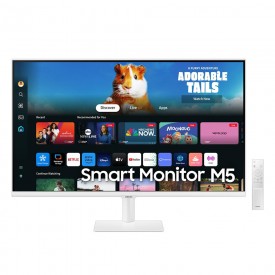 Monitor Samsung 27inch, FHD, 60HZ, plano, Smart, HDMI, USB, WIFI, BT, Audio