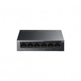 Switch TP-Link LS106P de 6 puertos 10/100 Mbps con 4 puertos PoE+