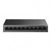 Switch TP-Link LS1210P de 10 puertos con 8 Fast Ethernet y 2 Gigabit PoE+
