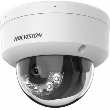 Cámara Hikvision Domo IP 6MP 2.8mm DualLight IP67 IK08 POE WDR MIC