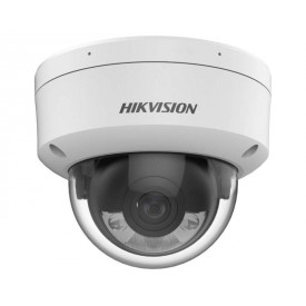 Cámara Hikvision Domo 4MP DualLight 2.8mm 30mt AcuSense IP67 IK10 WDR POE
