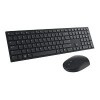 Kit Teclado Y Mouse Dell Wireless KM5221W, negro