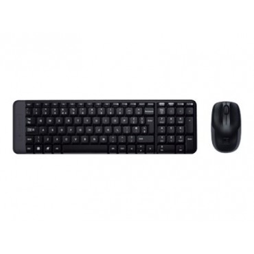 Kit Teclado - Mouse Logitech MK220 inalambrico, compacto, silencioso, 2.4Ghz