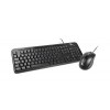 Kit teclado - mouse Xteck XTK-301S, alambrico, multimedia, negro