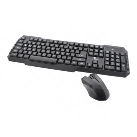 Kit teclado - mouse Xtech XTK-309S, inalambrico, negro
