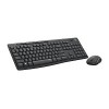 Kit Teclado - Mouse Logitech MK-295, Silencioso, wireless, Graphite black
