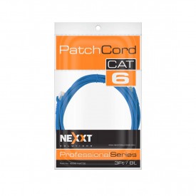 Patch Cord Nexxt U/UTP, cat6, 3Ft, azul