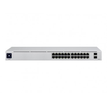 Switch Ubiquiti 24p con 16xGE PoE+ (95W) y 8xGE no PoE y 2xSFP