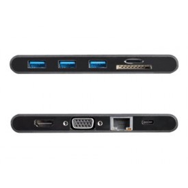 Adaptador StarTech USB-C Multiport HDMI/VGA - Mac/Windows - SD - PD