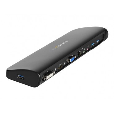 StarTech Universal USB 3 Laptop Docking Station Dual Vid