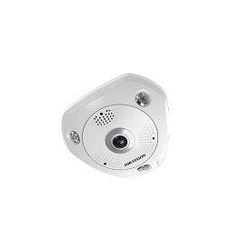 Cámara Hikvision Fisheye IP 6MP 360° IP66 IK10 WDR POE Audio/Alarma IR 15