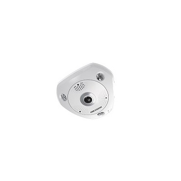 Cámara Hikvision Fisheye IP 6MP 360° IP66 IK10 WDR POE Audio/Alarma IR 15