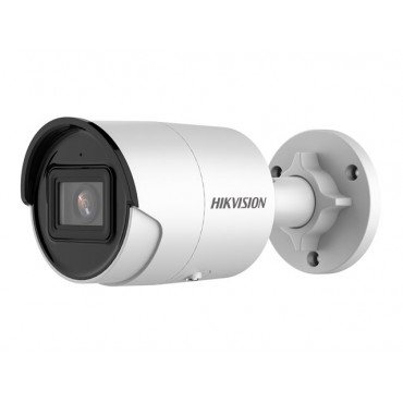 Cámara Hikvision Mini Bullet IP 4MP LF 2.8mm WDR IP67 IR 40mt POE AcuSense