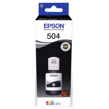 Botella de Tinta Epson Negra T504120-AL, 70ml